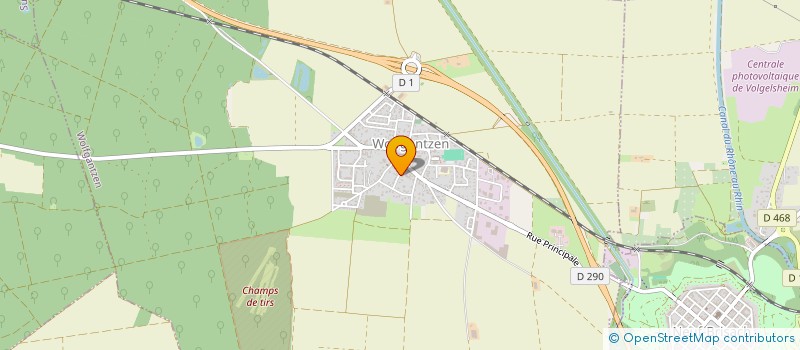 localisation de l'entreprise ASSOCIATION FONCIERE D'OBERSAASHEIM  OBERSAASHEIM