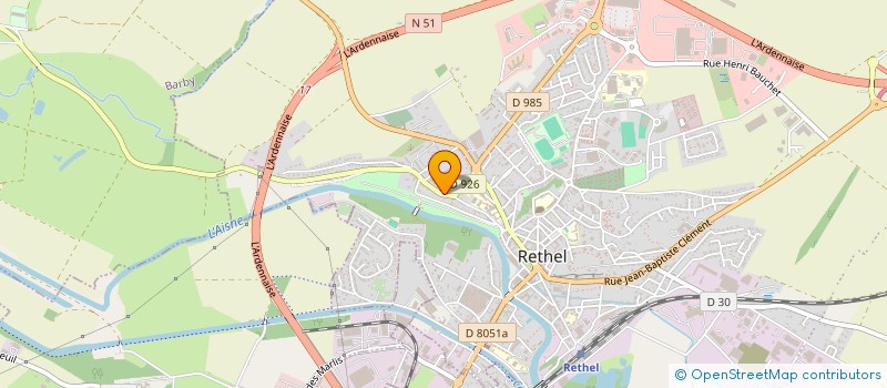 localisation de l'entreprise ASSOCIATION FONCIERE DE BARBY  BARBY