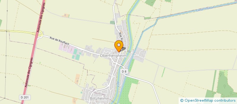 localisation de l'entreprise ASSOCIATION FONCIERE DE BILZHEIM  BILTZHEIM