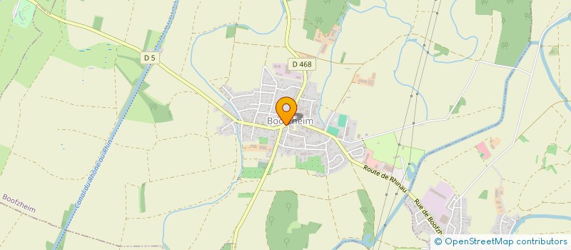 localisation de l'entreprise ASSOCIATION FONCIERE DE BOOFZHEIM  BOOFZHEIM