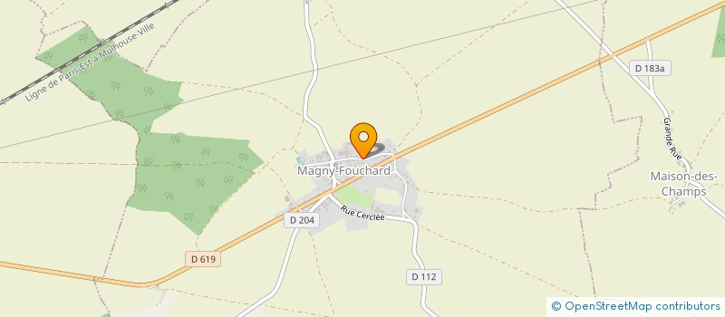 localisation de l'entreprise ASSOCIATION FONCIERE DE BOSSANCOURT  BOSSANCOURT