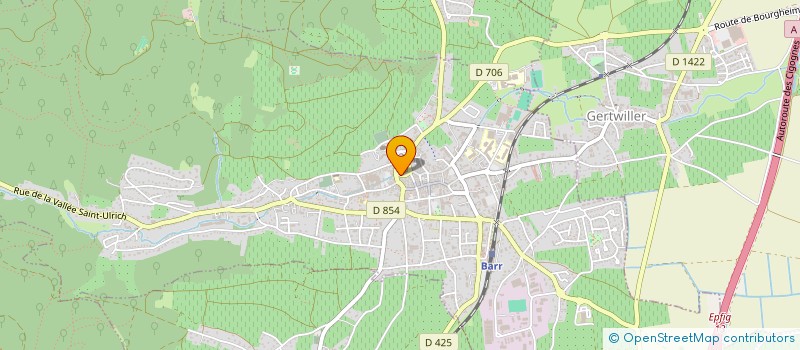 localisation de l'entreprise ASSOCIATION FONCIERE DE BOURGHEIM  BOURGHEIM