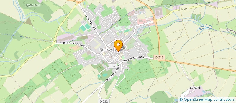 localisation de l'entreprise ASSOCIATION FONCIERE DE BOUXWILLER à BOUXWILLER