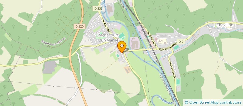localisation de l'entreprise ASSOCIATION FONCIERE DE BREUIL SUR MARNE à CHEVILLON