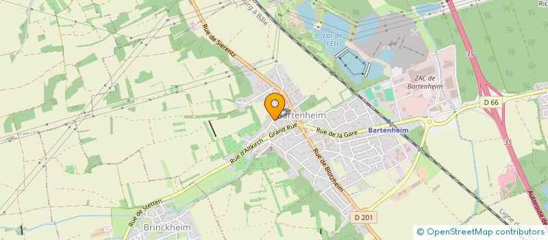 localisation de l'entreprise ASSOCIATION FONCIERE DE BRINCKHEIM  BRINCKHEIM