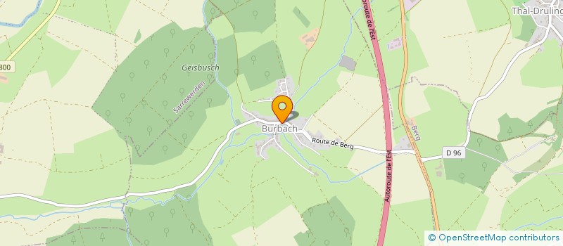 localisation de l'entreprise ASSOCIATION FONCIERE DE BURBACH  BURBACH