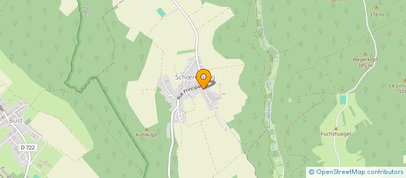 localisation de l'entreprise ASSOCIATION FONCIERE DE BUST  BUST