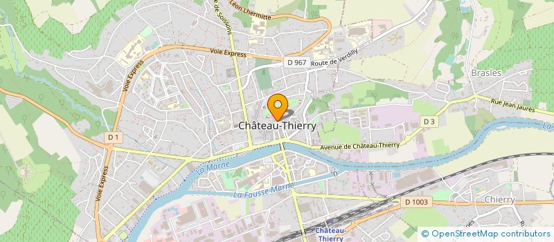 localisation de l'entreprise ASSOCIATION FONCIERE DE CHATEAU THIERRY à CHATEAU-THIERRY