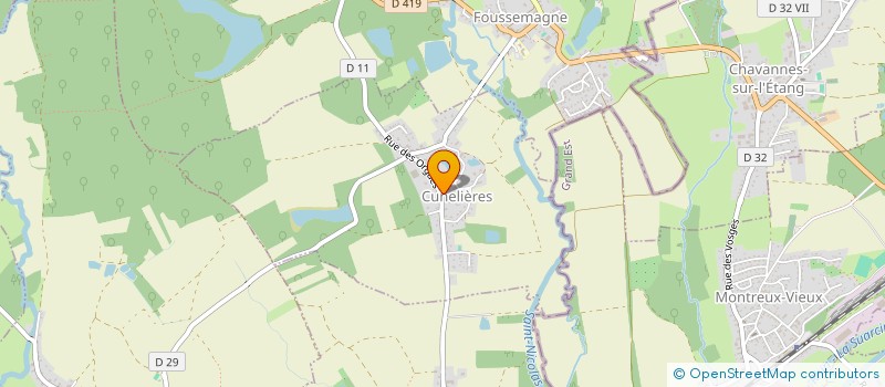 localisation de l'entreprise ASSOCIATION FONCIERE DE CUNELIERES à CUNELIERES