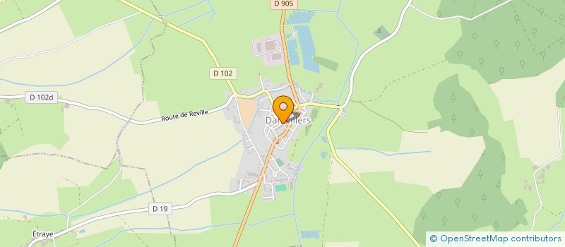localisation de l'entreprise ASSOCIATION FONCIERE DE DAMVILLERS  DAMVILLERS