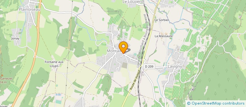 localisation de l'entreprise ASSOCIATION FONCIERE DE DOMBLANS  DOMBLANS