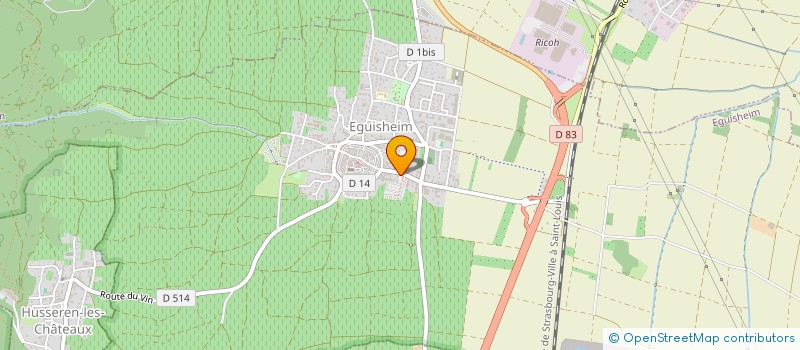 localisation de l'entreprise ASSOCIATION FONCIERE DE EGUISHEIM  EGUISHEIM