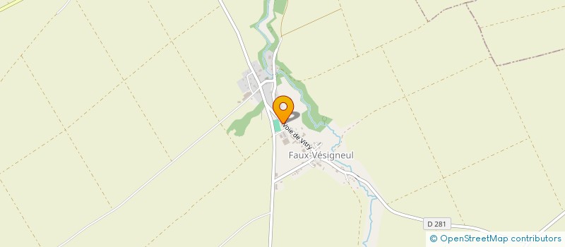 localisation de l'entreprise ASSOCIATION FONCIERE DE FAUX VESIGNEUL  FAUX-VESIGNEUL