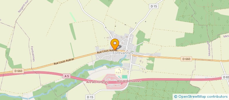 localisation de l'entreprise ASSOCIATION FONCIERE DE FONTVANNES BUCEY  FONTVANNES
