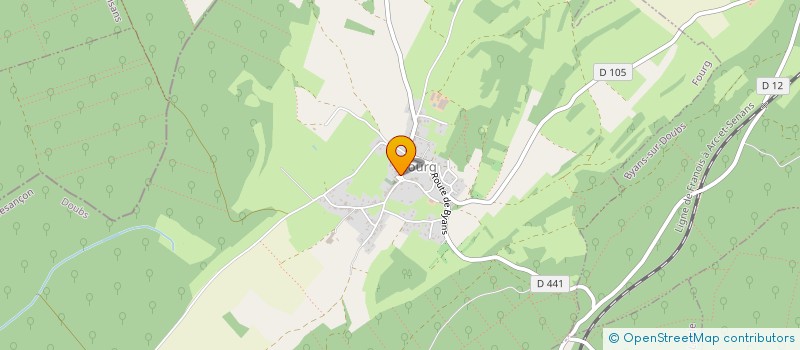 localisation de l'entreprise ASSOCIATION FONCIERE DE FOURG  FOURG