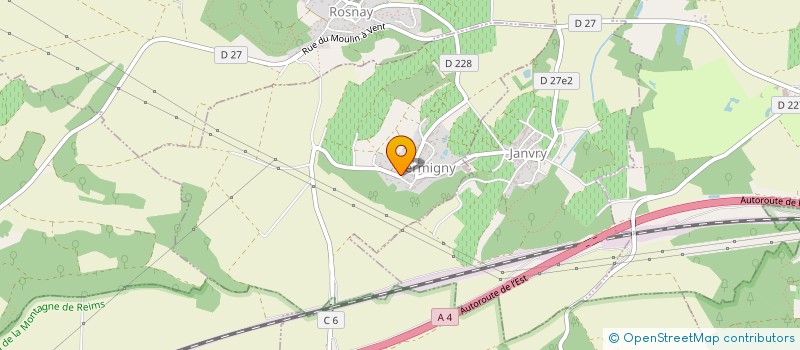 localisation de l'entreprise ASSOCIATION FONCIERE DE GERMIGNY  GERMIGNY