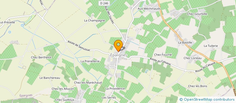 localisation de l'entreprise ASSOCIATION FONCIERE DE GREZAC à GREZAC