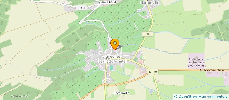 localisation de l'entreprise ASSOCIATION FONCIERE DE HATTONCHATEL à VIGNEULLES-LES-HATTONCHATEL