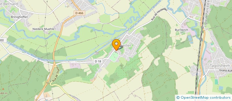 localisation de l'entreprise ASSOCIATION FONCIERE DE HEIDWILLER  HEIDWILLER