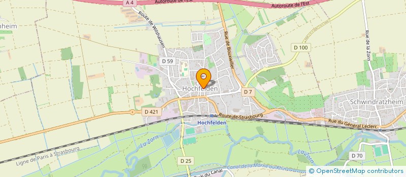 localisation de l'entreprise ASSOCIATION FONCIERE DE HOHFRANKENHEIM  HOHFRANKENHEIM