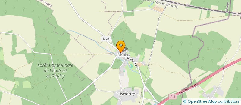 localisation de l'entreprise ASSOCIATION FONCIERE DE JAIGNES  JAIGNES