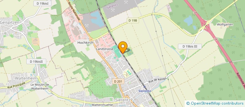 localisation de l'entreprise ASSOCIATION FONCIERE DE KOETZINGUE  KOETZINGUE