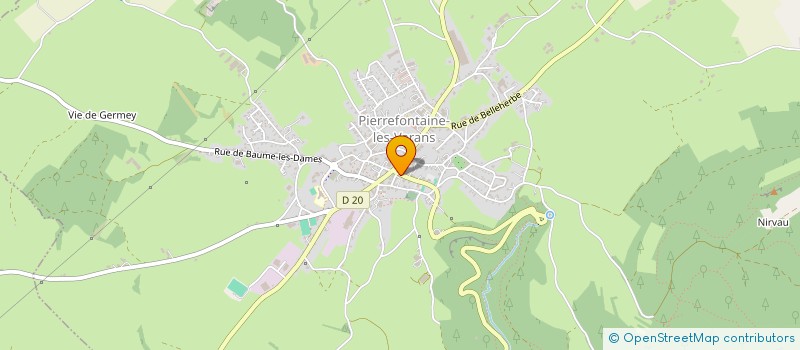 localisation de l'entreprise ASSOCIATION FONCIERE DE LA SOMMETTE  LA SOMMETTE