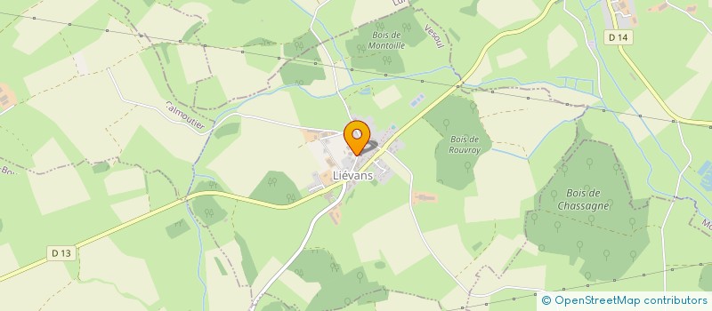 localisation de l'entreprise ASSOCIATION FONCIERE DE LIEVANS  LIEVANS