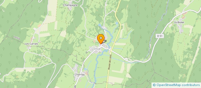 localisation de l'entreprise ASSOCIATION FONCIERE DE LOISIA  LOISIA