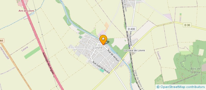 localisation de l'entreprise ASSOCIATION FONCIERE DE LOIVRE  LOIVRE