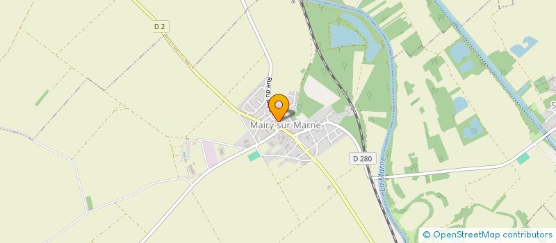 localisation de l'entreprise ASSOCIATION FONCIERE DE MAIRY SUR MARNE  MAIRY-SUR-MARNE