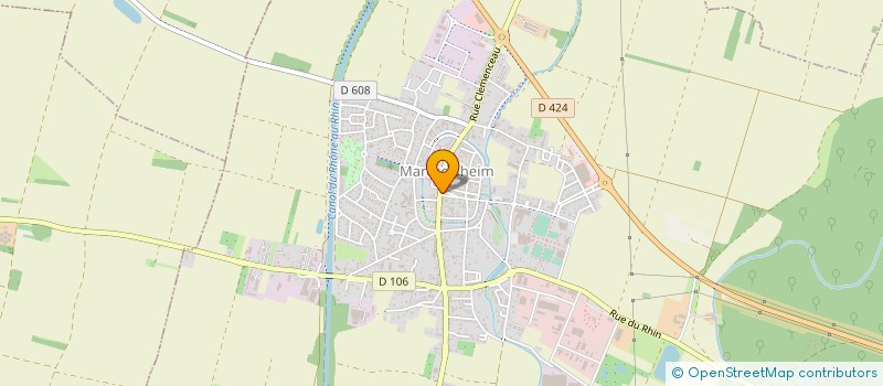 localisation de l'entreprise ASSOCIATION FONCIERE DE MARCKOLSHEIM  MARCKOLSHEIM