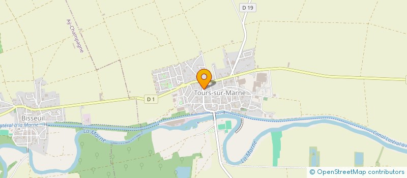 localisation de l'entreprise ASSOCIATION FONCIERE DE MAREUIL SUR AY à AY-CHAMPAGNE