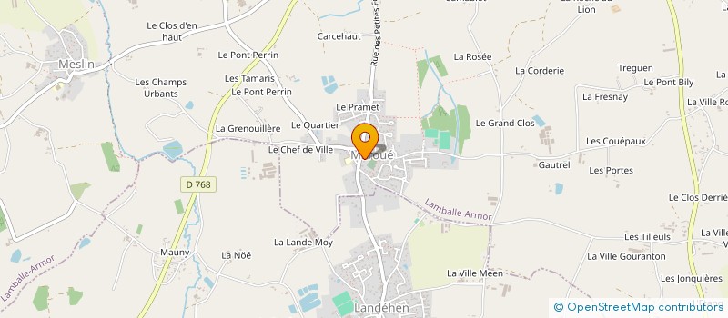 localisation de l'entreprise ASSOCIATION FONCIERE DE MAROUE  LAMBALLE-ARMOR