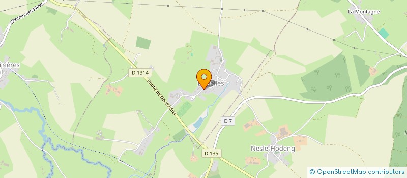 localisation de l'entreprise ASSOCIATION FONCIERE DE MENONVAL  MENONVAL