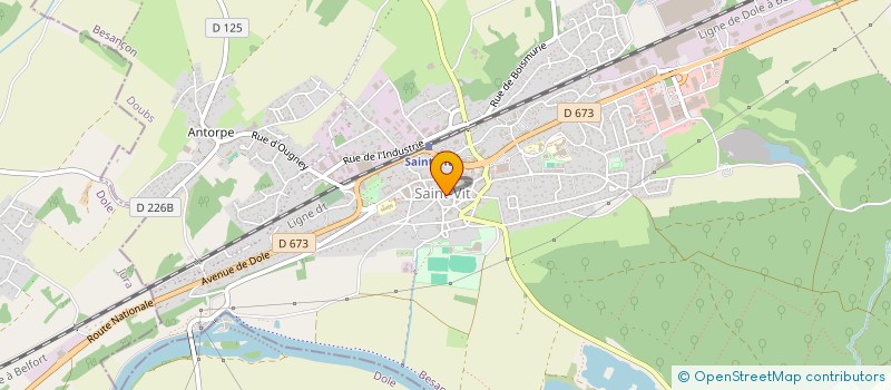 localisation de l'entreprise ASSOCIATION FONCIERE DE MERCEY LE GRAND  MERCEY-LE-GRAND