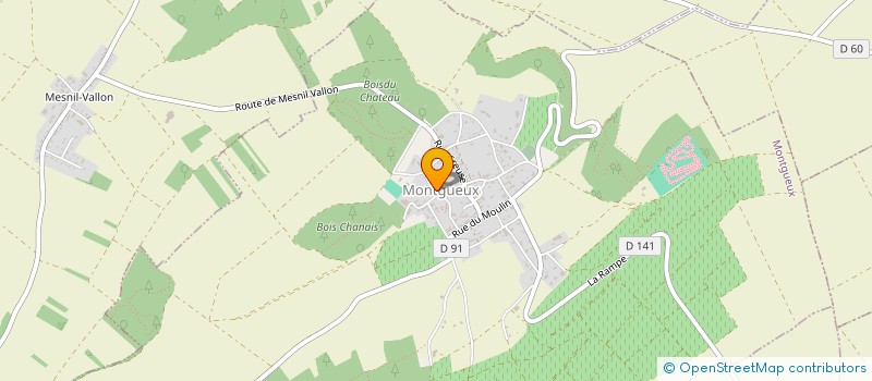 localisation de l'entreprise ASSOCIATION FONCIERE DE MONTGUEUX à MONTGUEUX