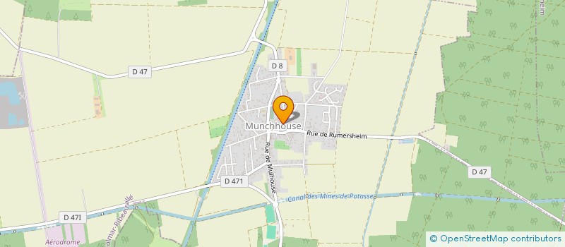 localisation de l'entreprise ASSOCIATION FONCIERE DE MUNCHHOUSE  MUNCHHOUSE