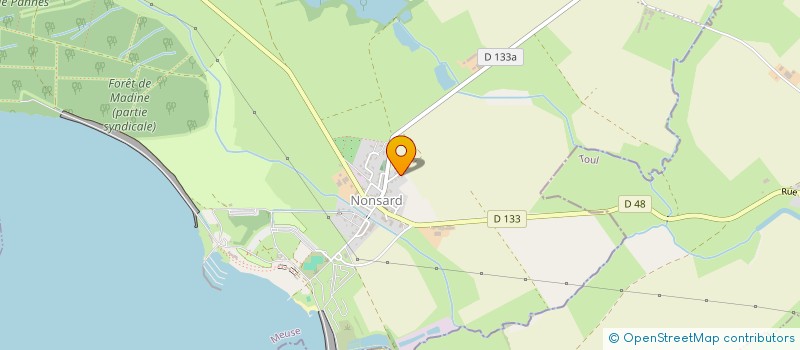 localisation de l'entreprise ASSOCIATION FONCIERE DE NONSARD à NONSARD-LAMARCHE