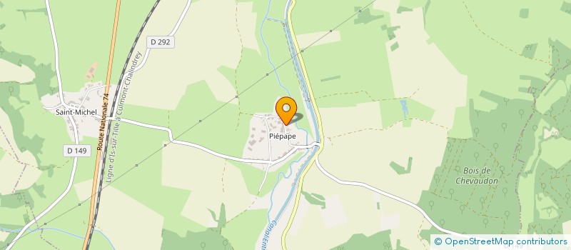 localisation de l'entreprise ASSOCIATION FONCIERE DE PIEPAPE à VILLEGUSIEN-LE-LAC