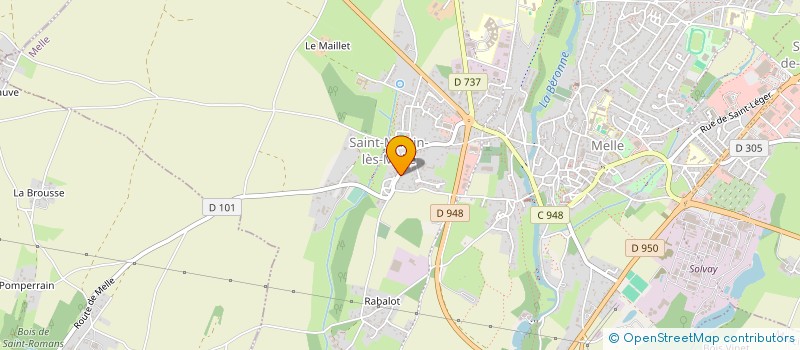 localisation de l'entreprise ASSOCIATION FONCIERE DE POUFFONDS à MARCILLE