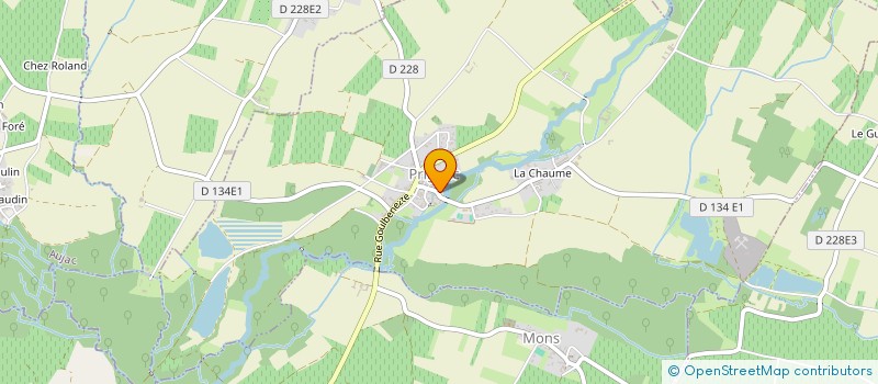 localisation de l'entreprise ASSOCIATION FONCIERE DE PRIGNAC  PRIGNAC