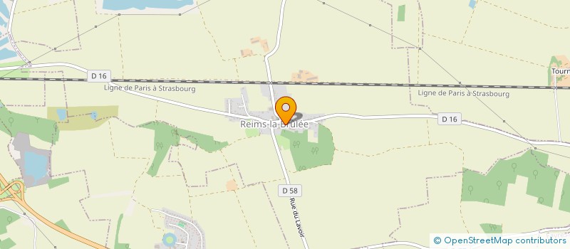 localisation de l'entreprise ASSOCIATION FONCIERE DE REIMS LA BRULEE  REIMS-LA-BRULEE