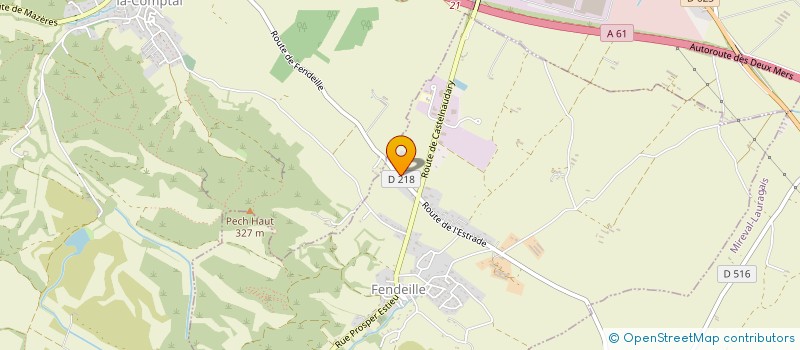 localisation de l'entreprise ASSOCIATION FONCIERE DE REMEMBREMENT  MIREVAL-LAURAGAIS