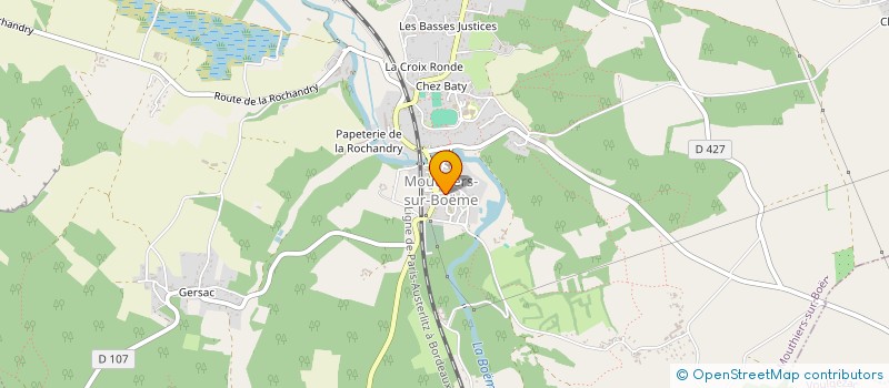 localisation de l'entreprise ASSOCIATION FONCIERE DE REMEMBREMENT à MOUTHIERS-SUR-BOEME