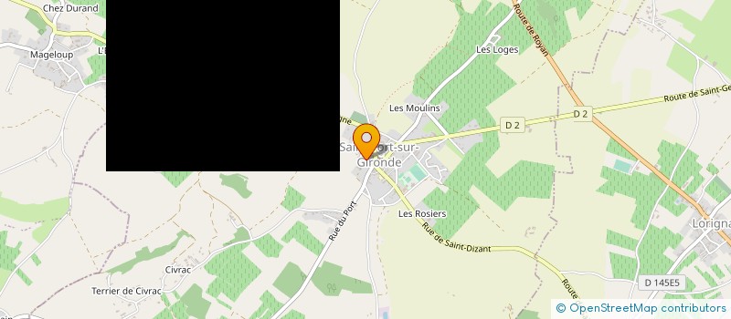 localisation de l'entreprise ASSOCIATION FONCIERE DE REMEMBREMENT à SAINT-FORT-SUR-GIRONDE