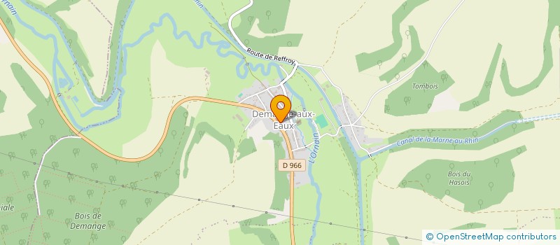 localisation de l'entreprise ASSOCIATION FONCIERE DE REMEMBREMENT à DEMANGE-BAUDIGNECOURT