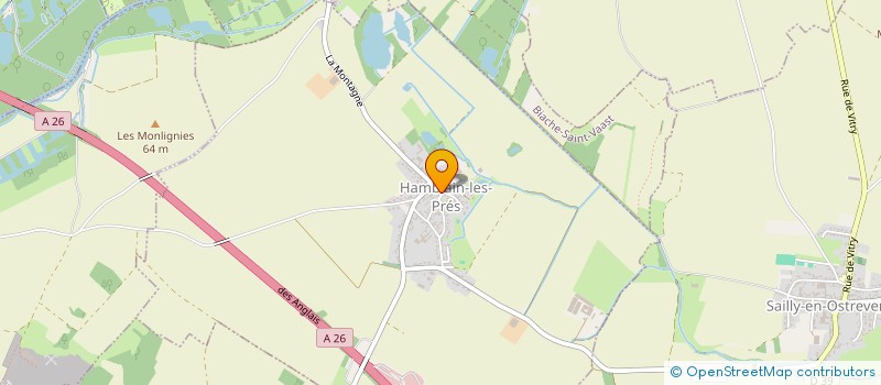 localisation de l'entreprise ASSOCIATION FONCIERE DE REMEMBREMENT  HAMBLAIN-LES-PRES