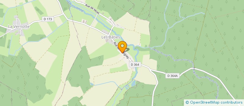 localisation de l'entreprise ASSOCIATION FONCIERE DE REMEMBREMENT à LES BATIES