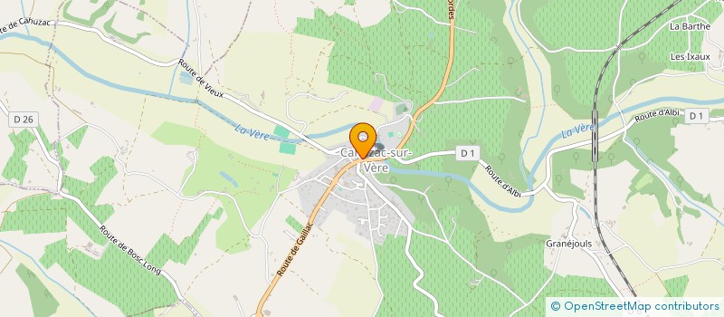 localisation de l'entreprise ASSOCIATION FONCIERE DE REMEMBREMENT  CAHUZAC-SUR-VERE